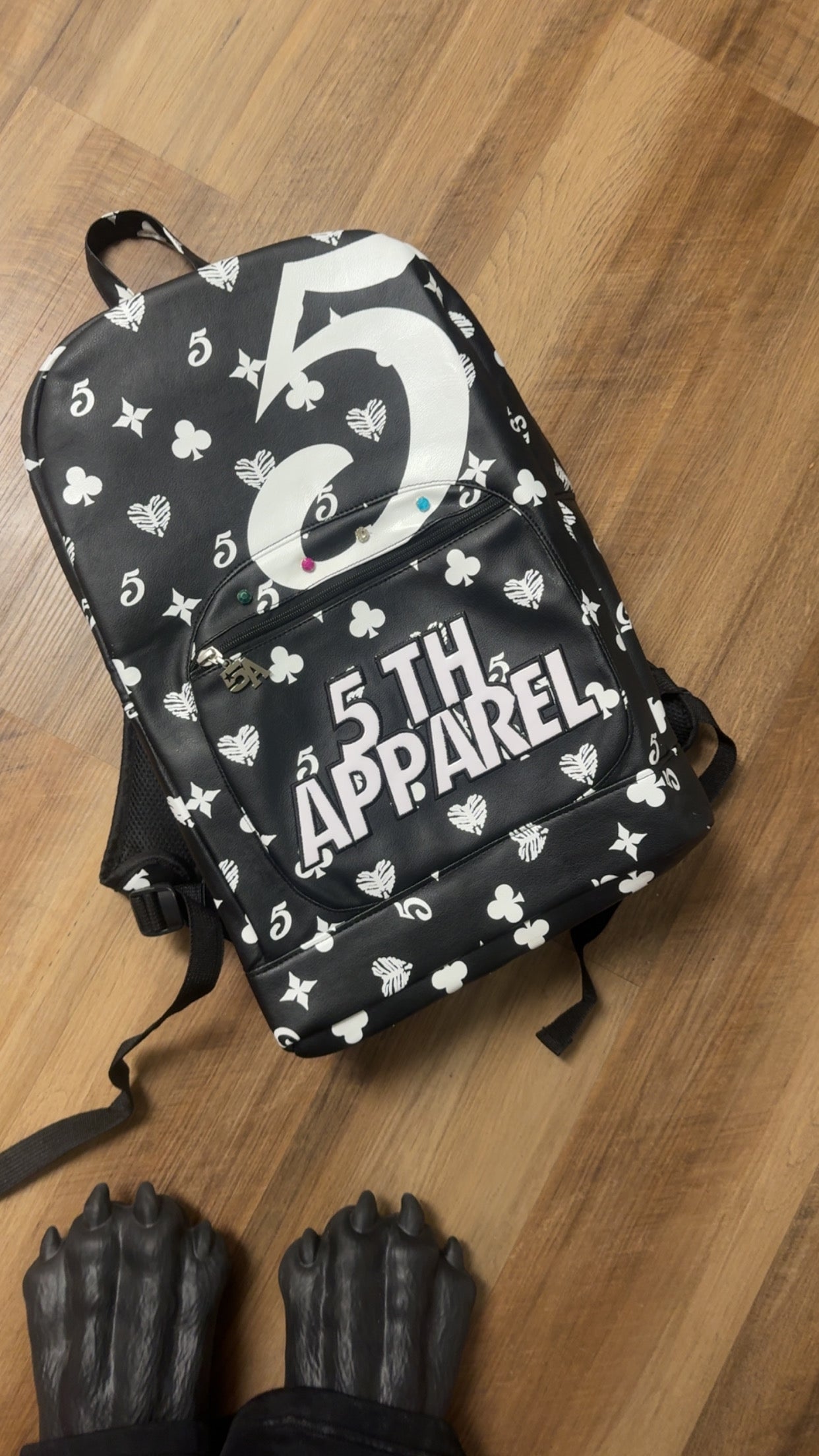 5thapparel backpack(black