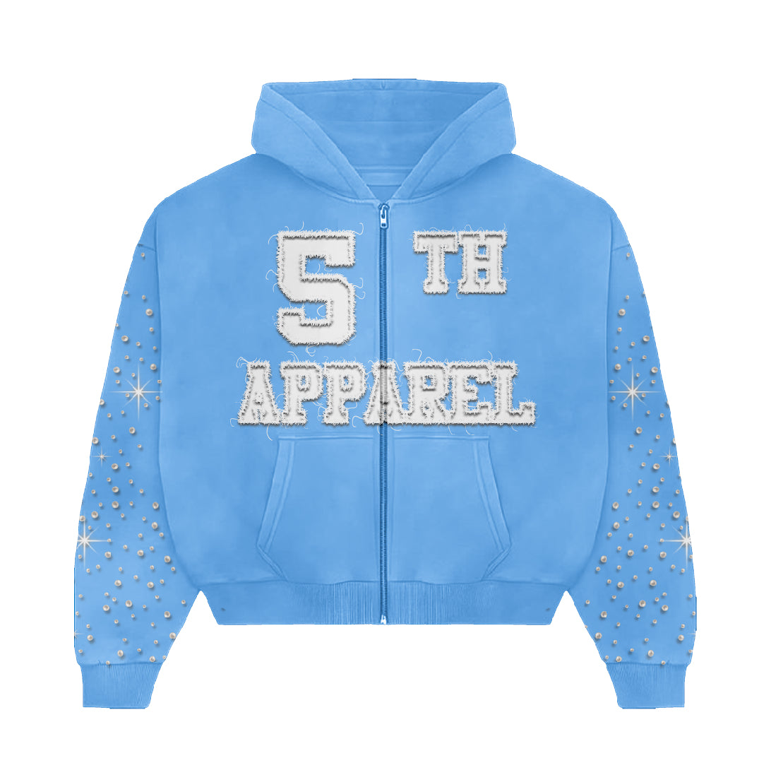 5th Apparel Signature Blue Hoodie