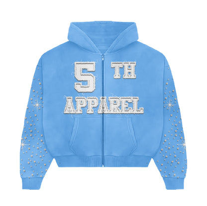 5th Apparel Signature Blue Hoodie