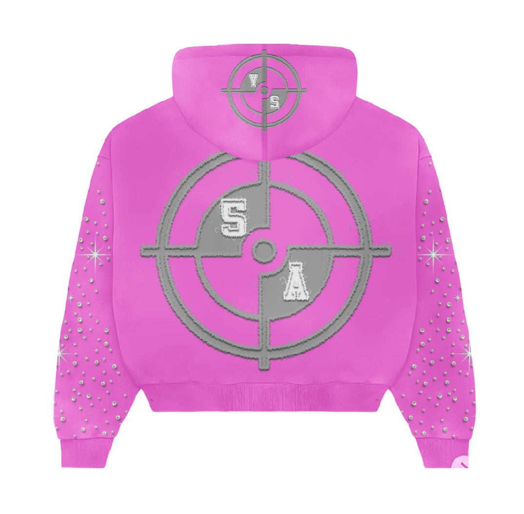 5th Apparel Signature Pink Hoodie