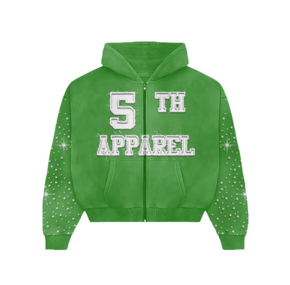 5th Apparel Signature Green Hoodie