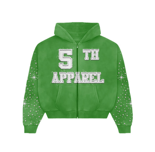 5th Apparel Signature Green Hoodie