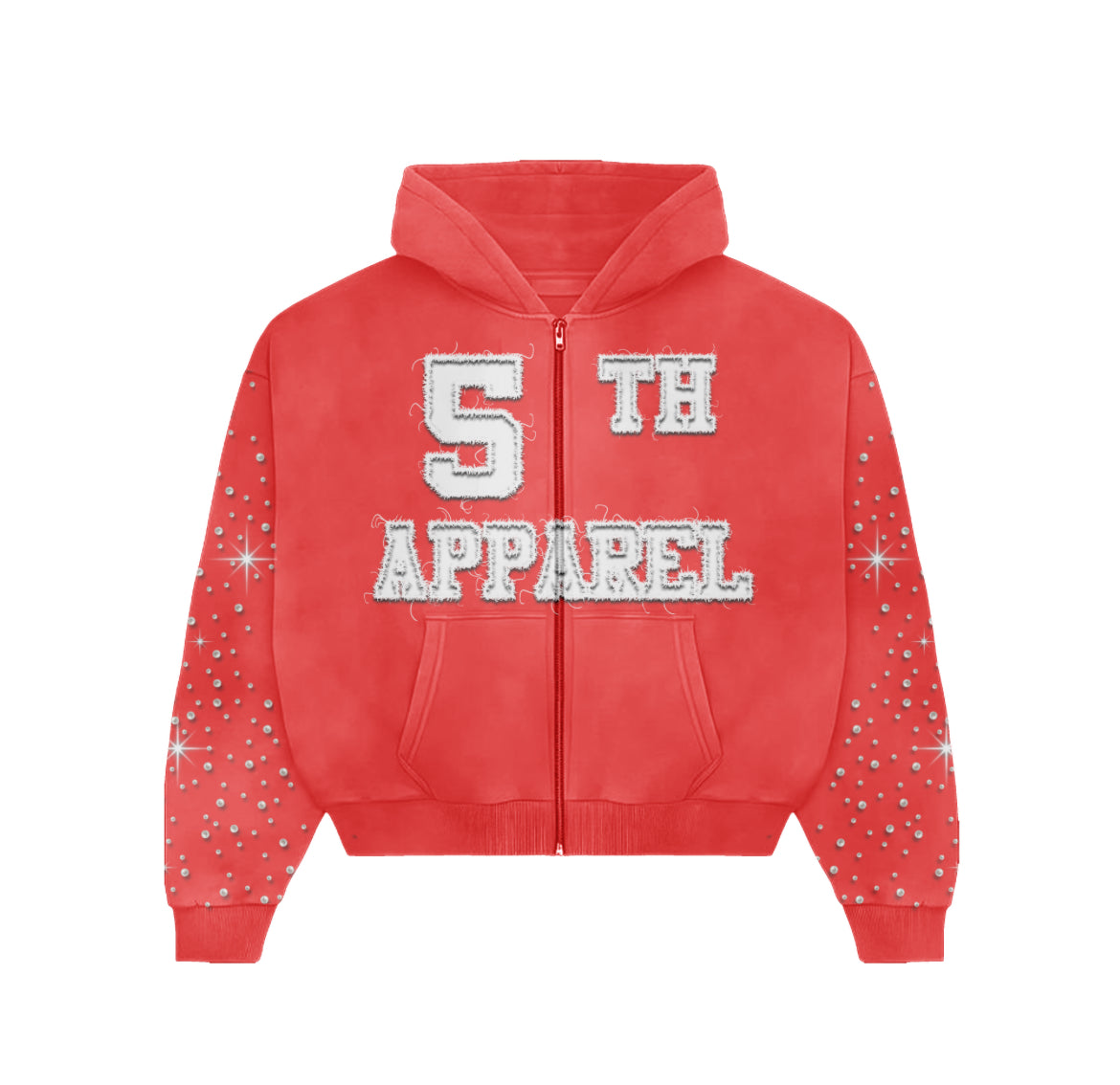 5th Apparel Signature Red Hoodie