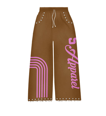 5th Apparel brown and pink